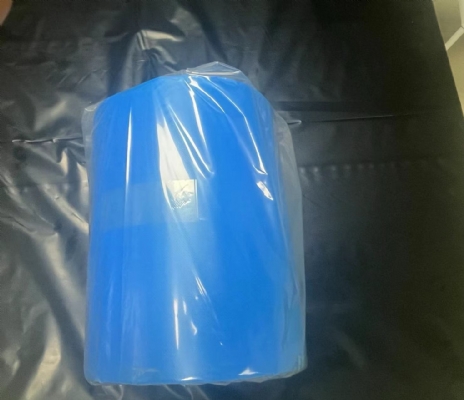 Manual Stretch Wrapping Film Soft Packaging Film Blue Hdpe Stretch Wrap Cling Film Packing Package Carton Customized